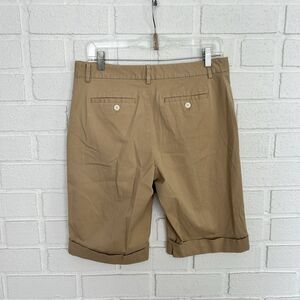 Lauren Ralph Lauren LRL Active Shorts Womens 8 Khaki Cuffed Hem Pockets Chino